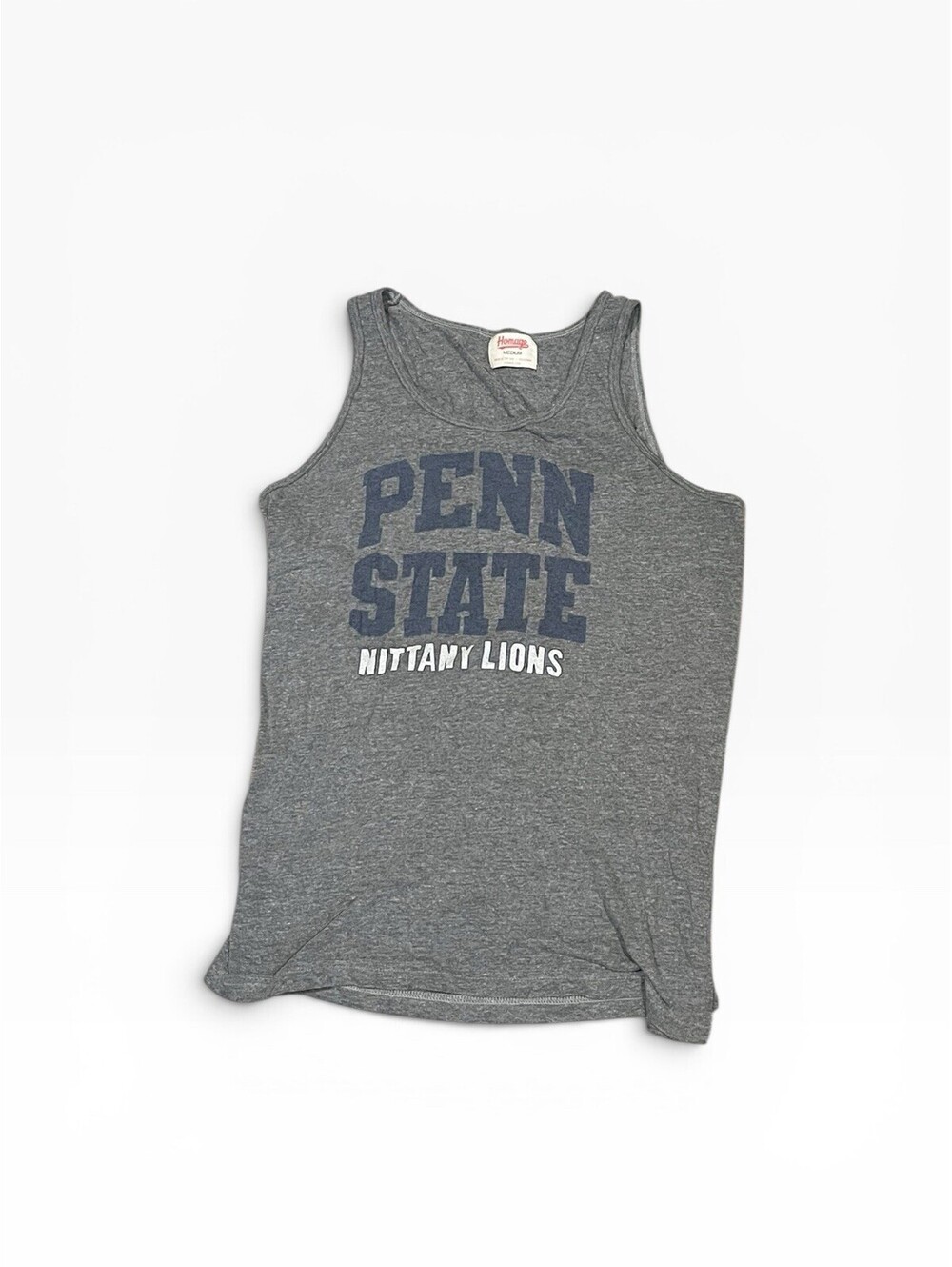 Homage Penn State Nittany Lions Tank Top Mens M Gray NCAA College Made In USA